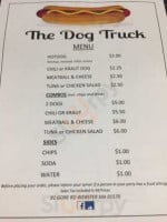 The Dog Truck menu