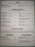 Cherokee Station menu