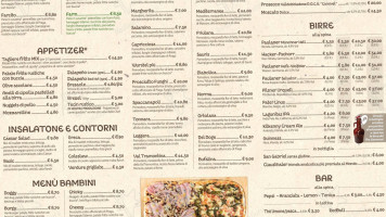 The Gammon Pub, Pizza Grill menu