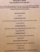 The Pendleton Coffee Bean And Bistro menu