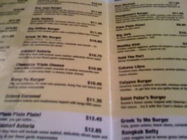 Shakey's Original Grill menu