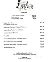 New Windsor Coach Diner menu