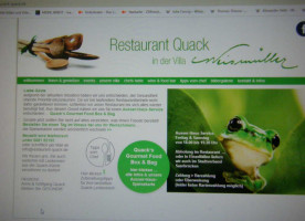 Quacks menu