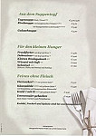 Rudolf Gastwirtschaft menu