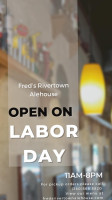 Fred's Rivertown Alehouse food