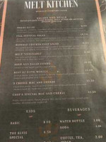 Melt Kitchen menu