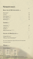Portofino menu
