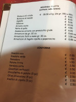 La Quiete menu