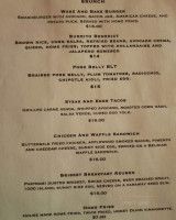 Notch Eight Craft House menu