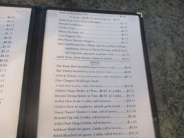 Country View Diner menu