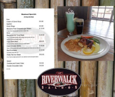 Riverwalck Saloon food