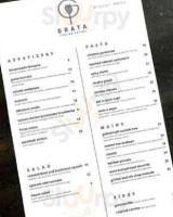 Grata Italian Eatery menu