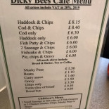 Dicky Bee's Cardápio