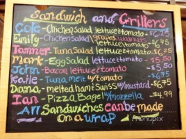Aroma's Coffee And Bagels menu