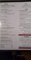 Tower Ridge Inn &grill menu