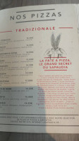 Le Sapaudia menu