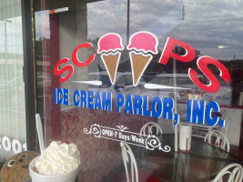 Scoops Ice Cream Parlor inside