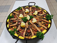 Paella Au Feu De Bois food