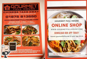 Gourmet Full House Chinese Take Away menu