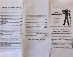 Sawmill menu