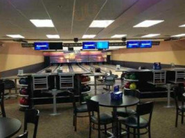 Port 104 Lounge Bowling inside