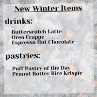 Buckwheat's Coffee And Such menu
