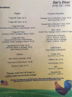 The Choke And Puke Diner menu