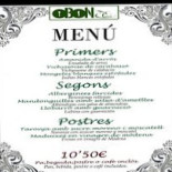 Obón Cardápio