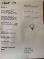 Hundley Cellars menu