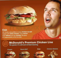 McDonald's menu