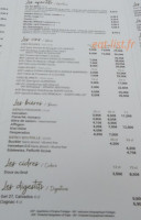 Cocoon Café menu
