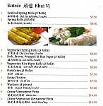 Pho Ngon menu
