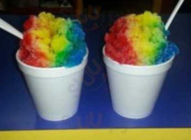 Rainbow Snow Cones food