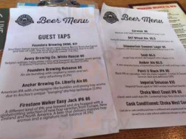 Mickey Finn's Brewery menu