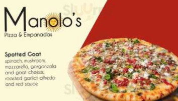 Manolo's Pizza Empanadas food