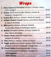 Peter's Pizzeria menu