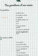 La Brasserie De Papa menu