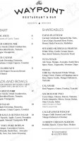 Kaslo And Brew Pub menu