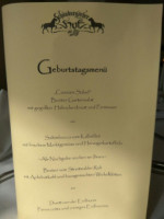 Schoenburgscher Hof menu