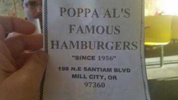 Poppa Al's Famous Hamburgers food