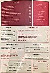 Nadia's Cafe menu