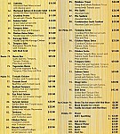 Myoko Sushi Bar menu