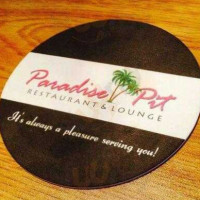 Paradise Pit menu