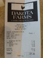 Dakota Farms Family menu