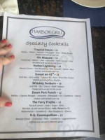Harbor Grill Port Jefferson menu