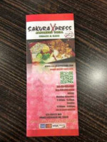 Sakura Xpress Japanese Grill menu