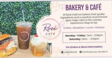 Rose Cafe And Bakery food