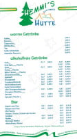 Hemmi's Schlemmerhütte menu