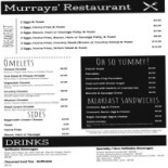 Murray's Cardápio
