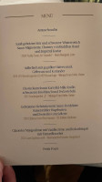 Schwarzer Adler menu